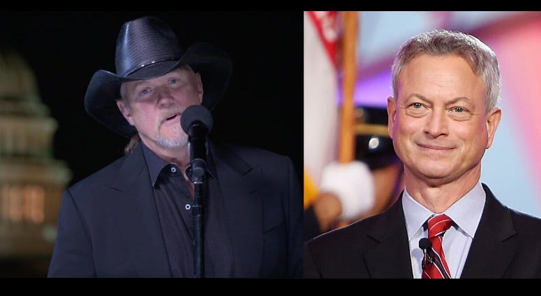 Country star Trace Adkins and actor Gary Sinise talk about PBS' National Memorial Day Concert