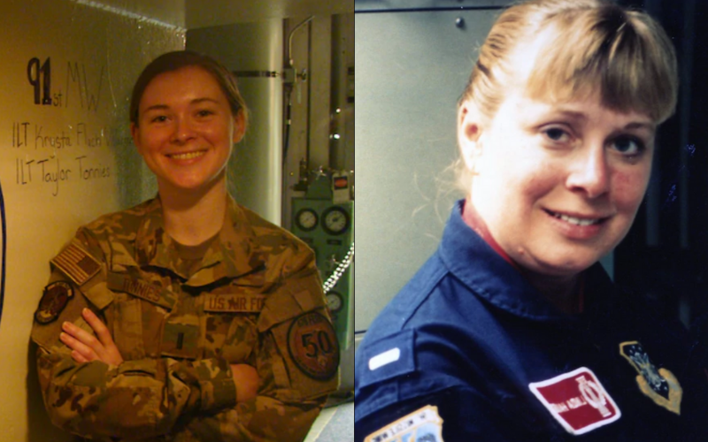 1st Lt. Taylor Tonnies, Lt. Linda Tonnies