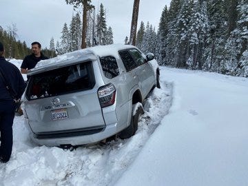 Paula Beth James was found alive in her snow-covered car in Butte County after she'd been missing for six days, the sheriff's office said Jan. 15, 2020.
