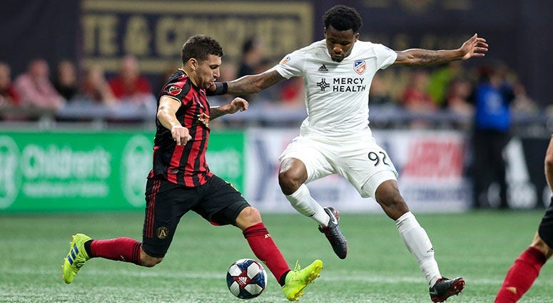 Atlanta United midfielder Eric Remedi