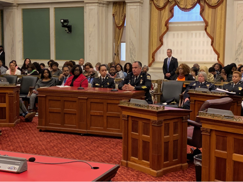Philadelphia Police Commissioner Danielle Outlaw at her first City Council hearing.