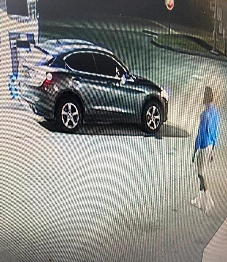 Vehicle believed to be connected to the crime