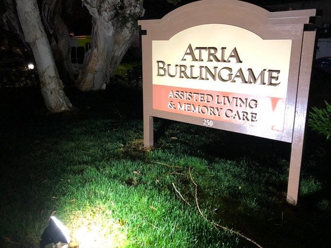 Three residents at the Atria Burlingame nursing home have coronavirus, officials revealed March 18, 2020.