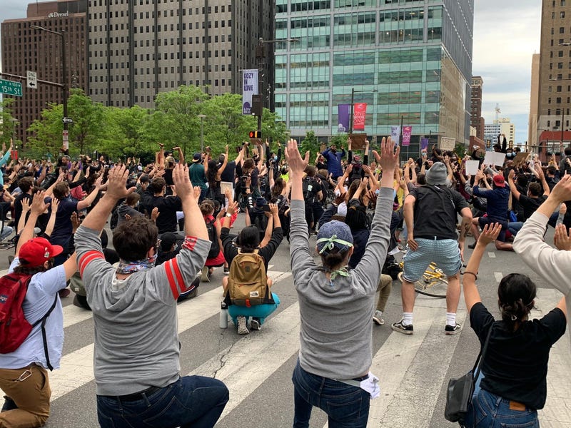 George Floyd protest in Philadelphia