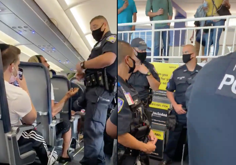 Face covering flight