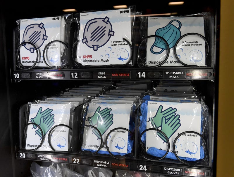BART is working to procure face mask vending machines at stations