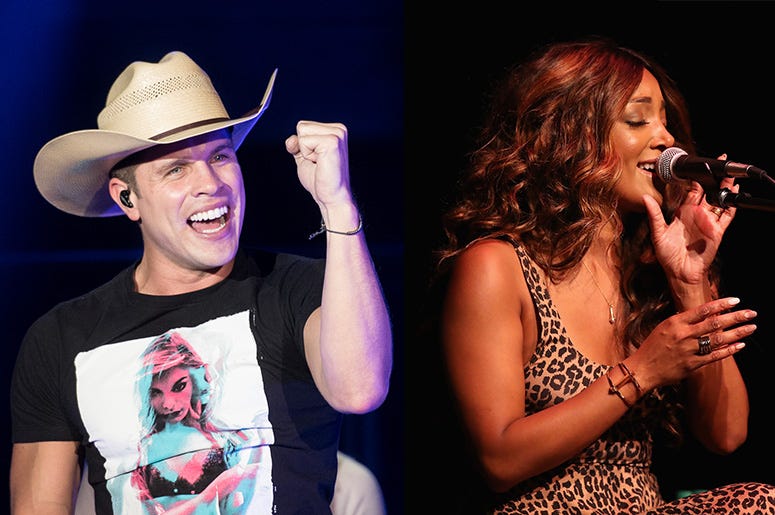 Dustin Lynch and Mickey Guyton