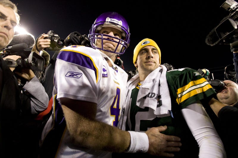 Brett Favre Aaron Rodgers