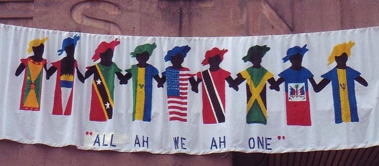 Original banner from the first Philly Caribbean Festival in 1991