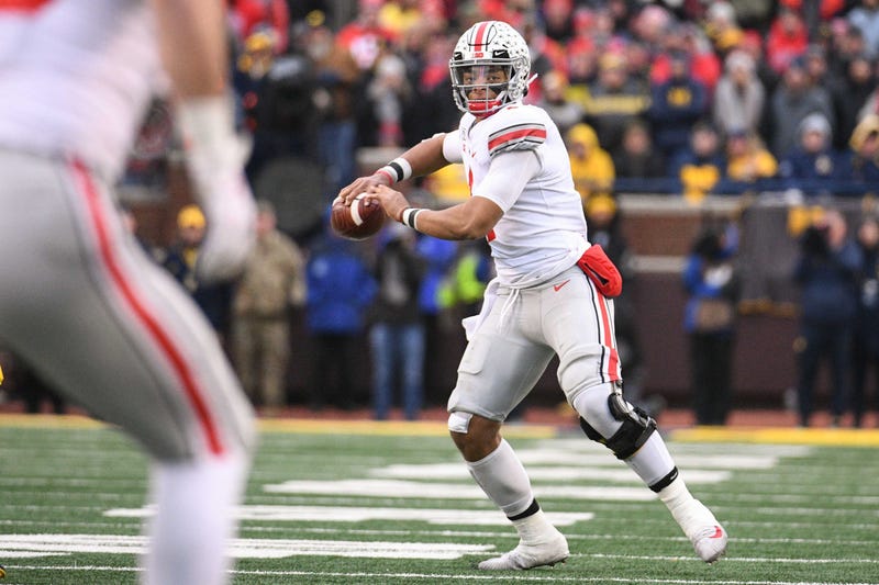 Ohio State quarterback Justin Fields