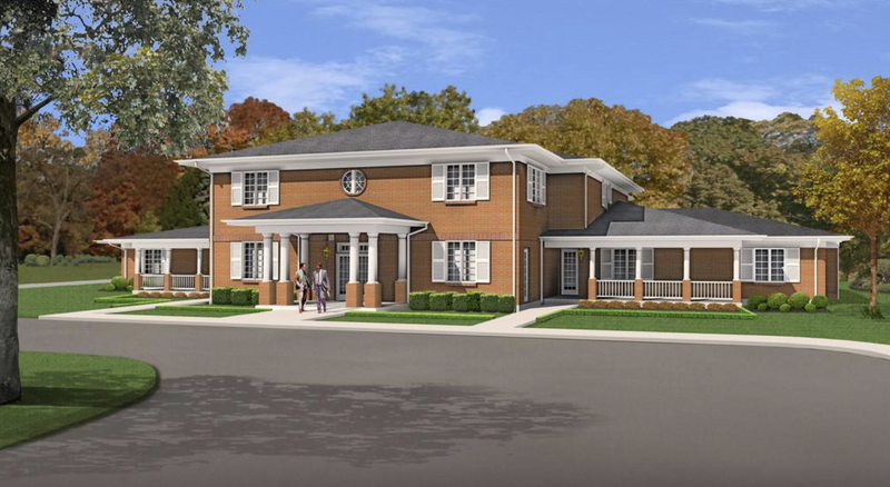 Artist rendering of the new Fisher House being built at the Kansas City VA Hospital