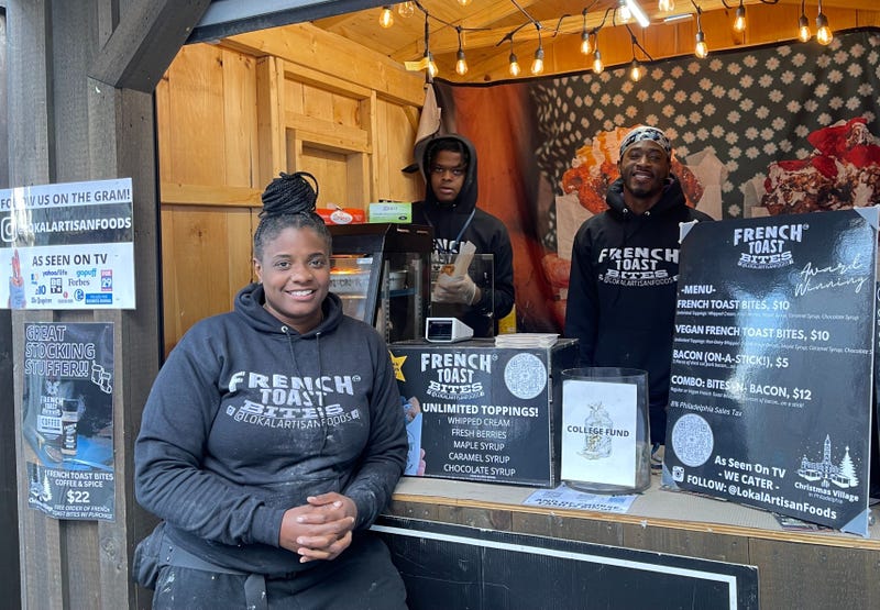 Charisse McGill (left) owns French Toast Bites.