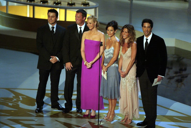 Cast of Friends Presenting An Award