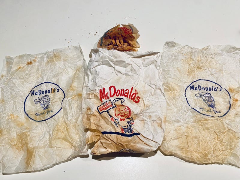 McDonald's wrappers