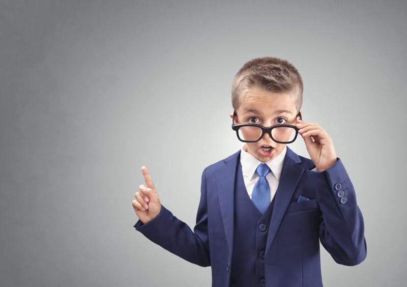 Kid in glasses
