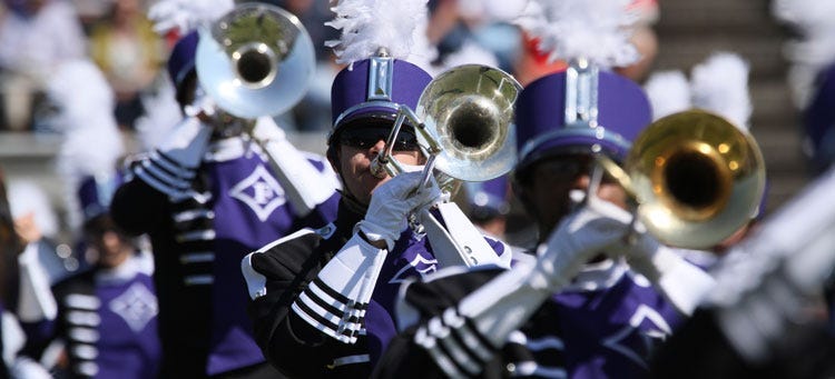 Furman marching band