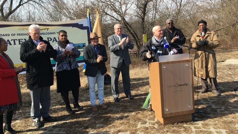 The long-awaited Gateway Park on Admiral Wilson Boulevard in Camden and Pennsauken is open.