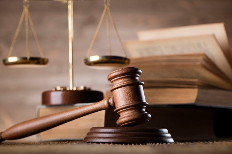 Gavel and scales