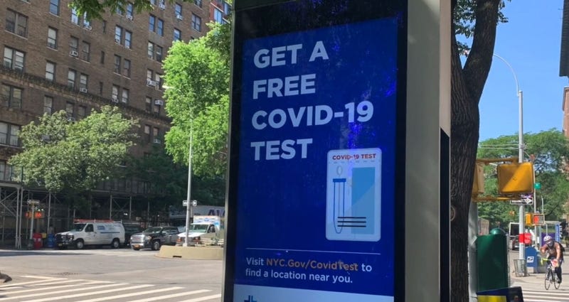 Get Tested For COVID Sign