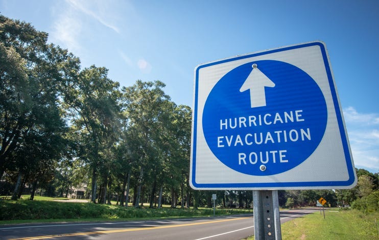 Hurricane Evacuation Route