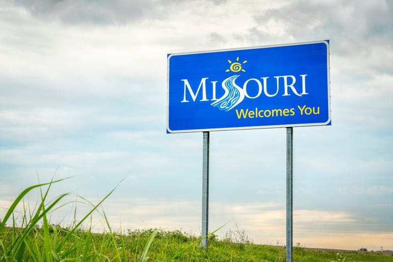 Missouri welcome sign
