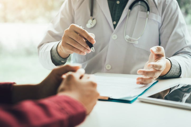 Doctor and patient