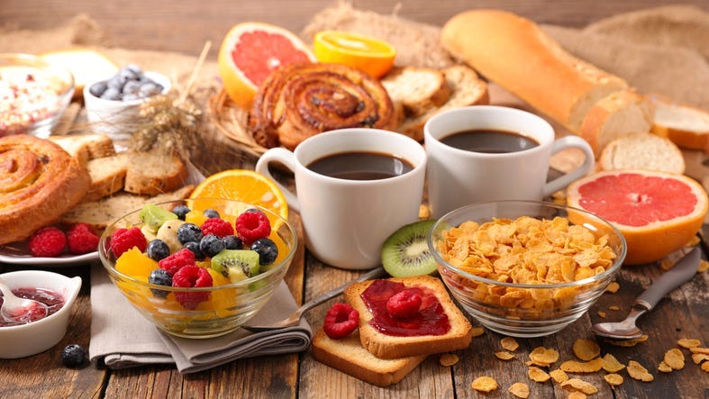 Breakfast.