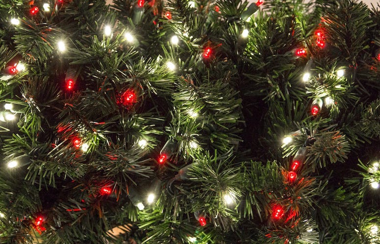 Christma Tree, Ornaments, Lights