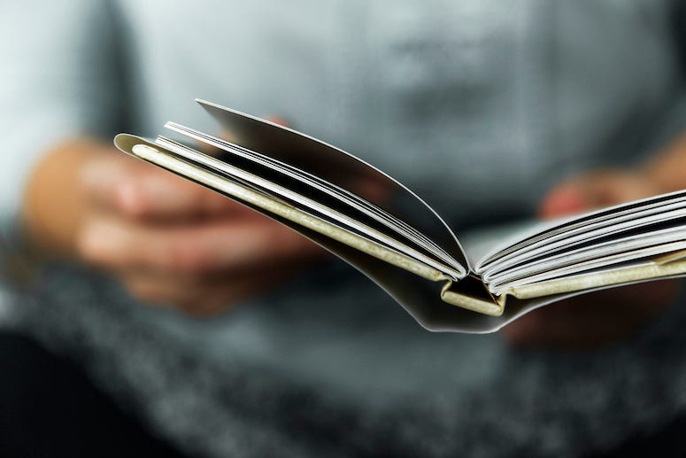 Reading, Book, Hands
