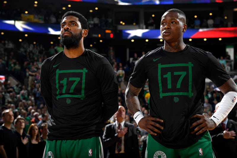 Kyrie Irving and Terry Rozier