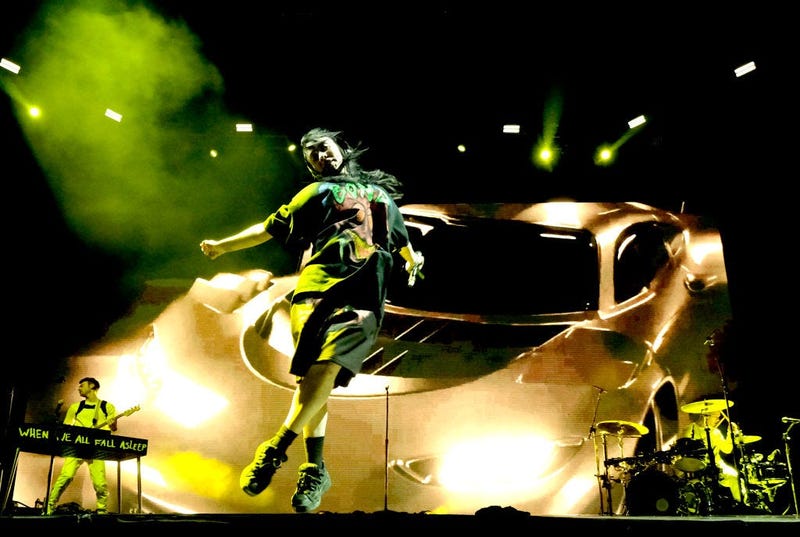Billie Eilish performs at the 2019 Coachella Festival
