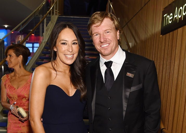 NEW YORK, NEW YORK - APRIL 23: Joanna Gaines and Chip Gaines attend the TIME 100 Gala 2019 Cocktails at Jazz at Lincoln Center on April 23, 2019 in New York City.