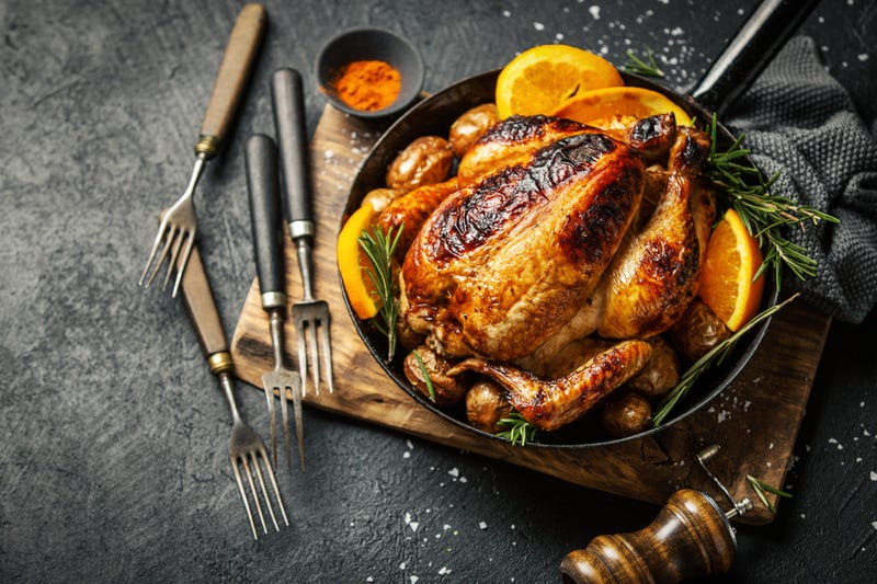grilled chicken, food