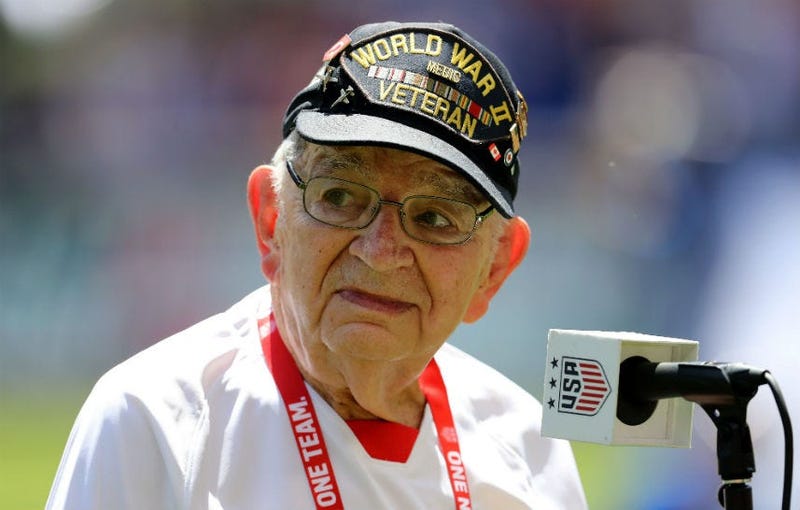 USWNT inspired to FIFA World Cup win by a 96-year-old WWII veteran.