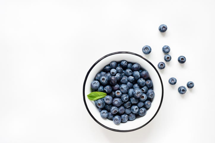 Blueberries.