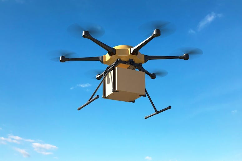 Package, Drone, Delivery, Delivery Drone