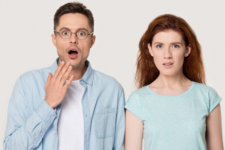 Surprised Couple