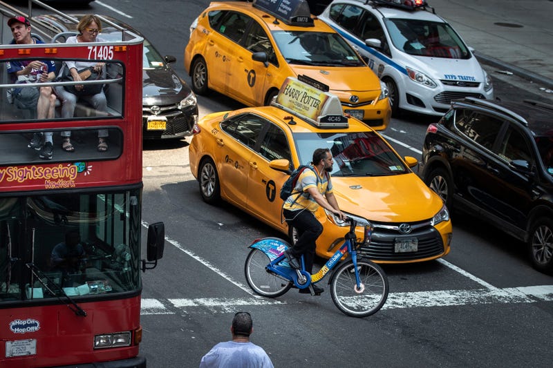 New York City bicyclist