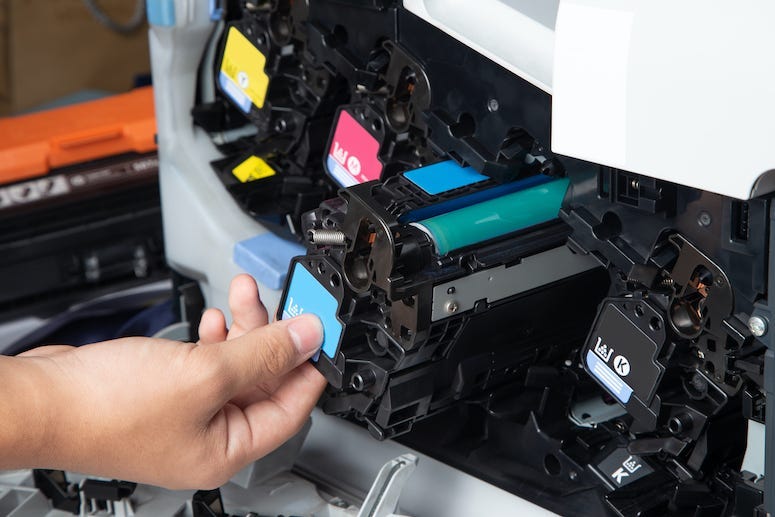 Printer, Ink, Toner, Man Hand