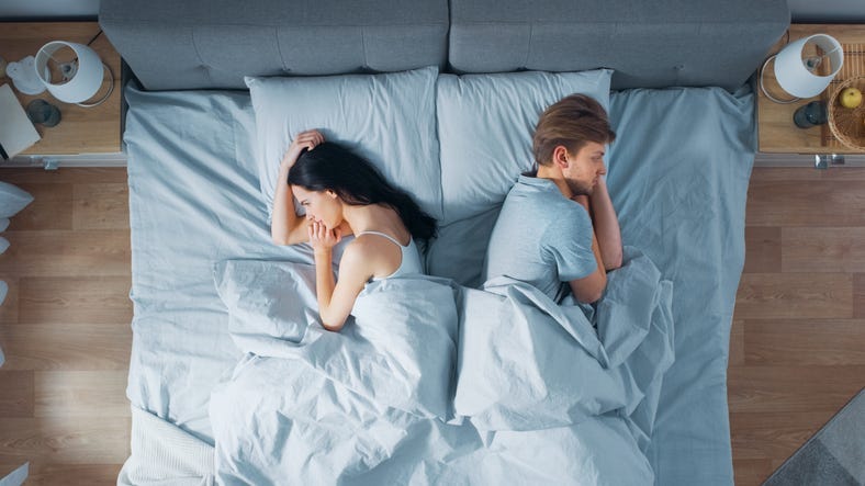Couple in bed