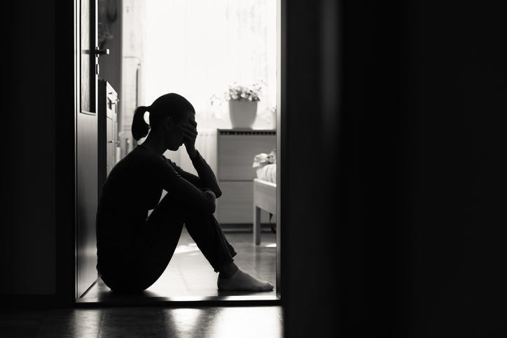 Grieving Woman