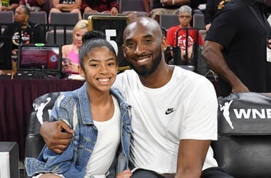 Kobe and his daughter