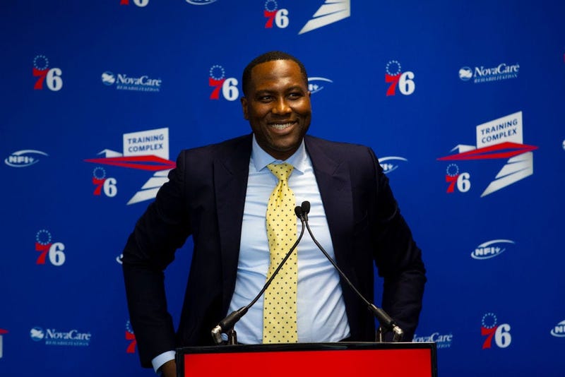 General Manager Elton Brand of the Philadelphia 76ers
