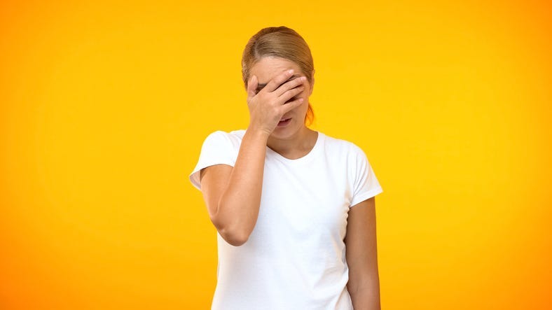 Woman Facepalm
