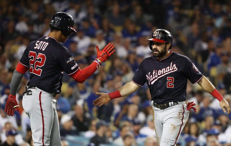 Nats strike first in Game 2 and never look back