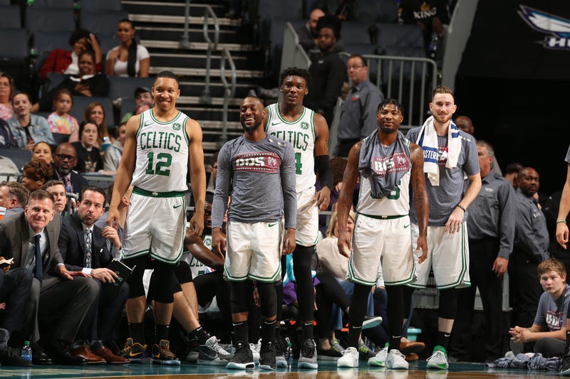 Kemba Walker, Marcus Smart and Gordon Hayward