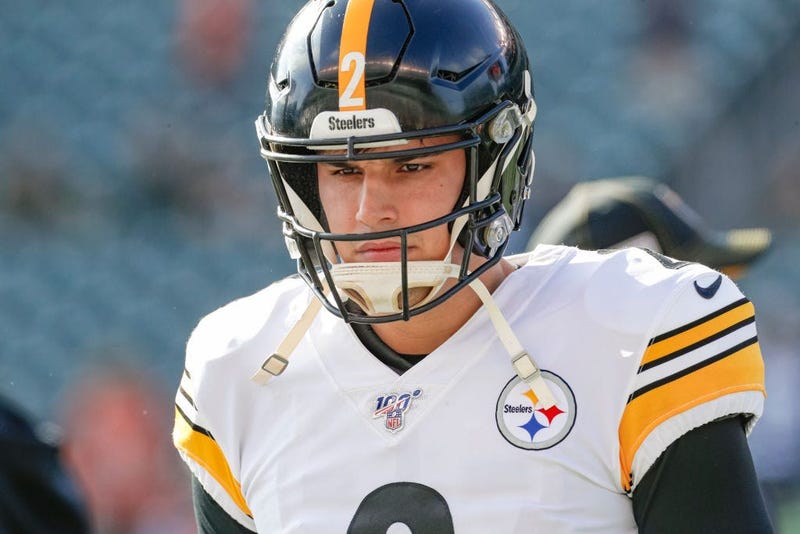 Mason Rudolph of the Pittsburgh Steelers is seen before a game