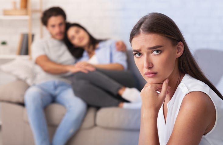 Concerned woman
