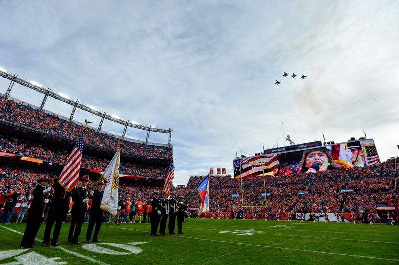 NFL Military Flyover