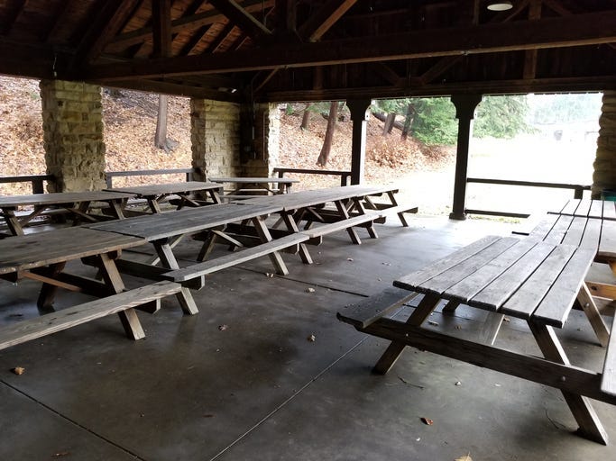 Picnic Tables, Summer Camp